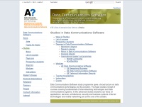 Screenshot of research group home page