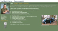 Screenshot of Tmi Martti Halme's home page