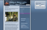 Screenshot of a biking site